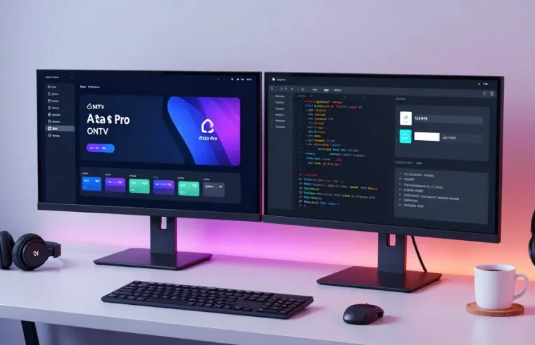 Atlas Pro : Application IPTV professionnelle pour une expérience de cinéma à domicile.